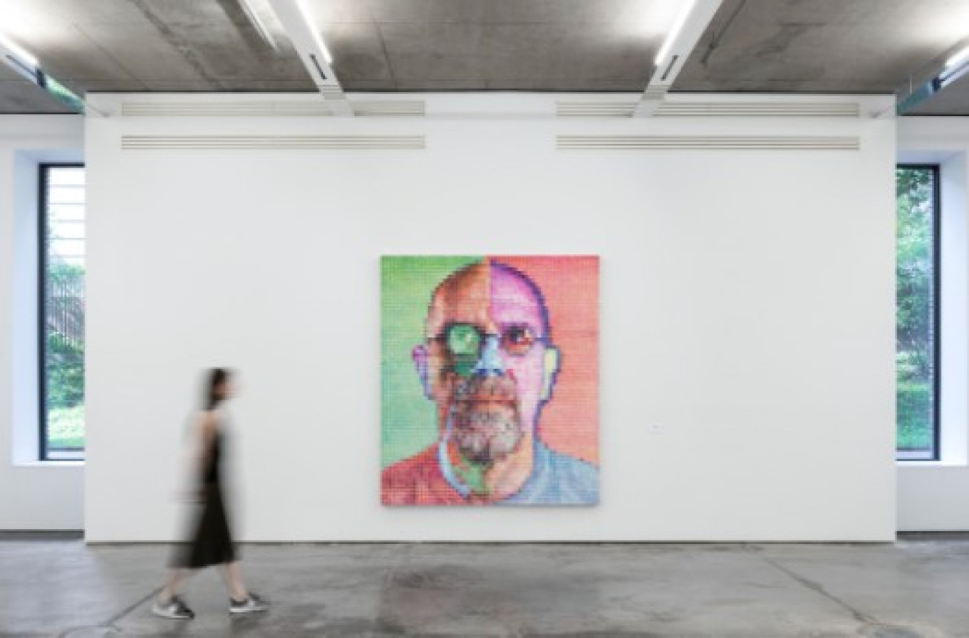 
					Chuck Close					 					Courtesy of Gary Tatintsian Gallery				