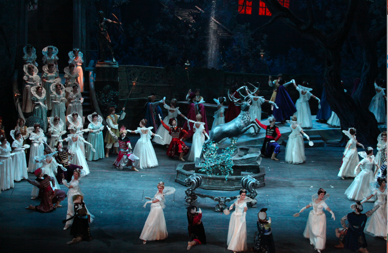 
					A scene from a previous performance "Boris Godunov." 					 					Damir Yusupov/Bolshoi Theatre				