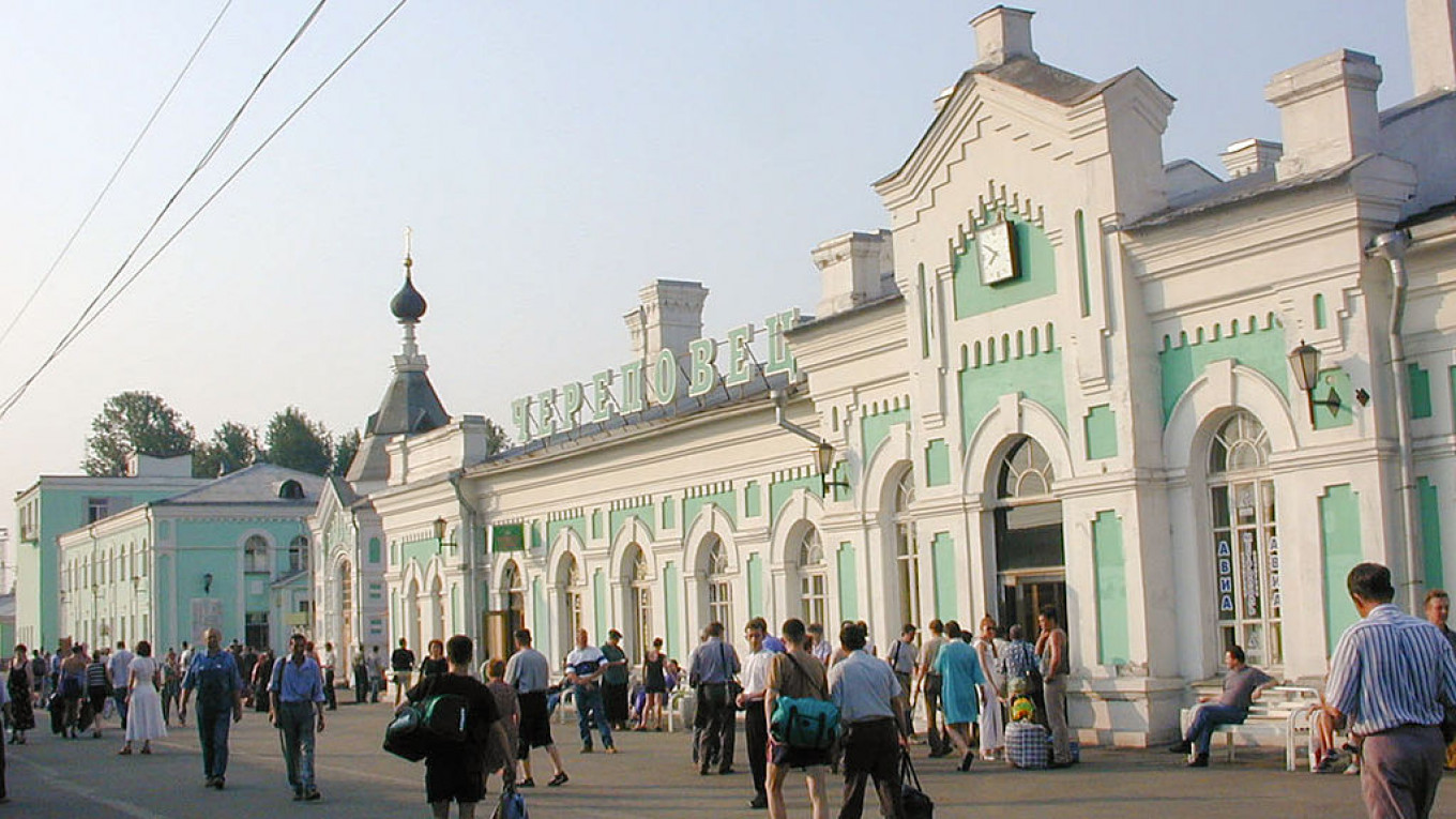 
					The train station in Cherepovets					 					Alexander Konovalov / Wikicommons				