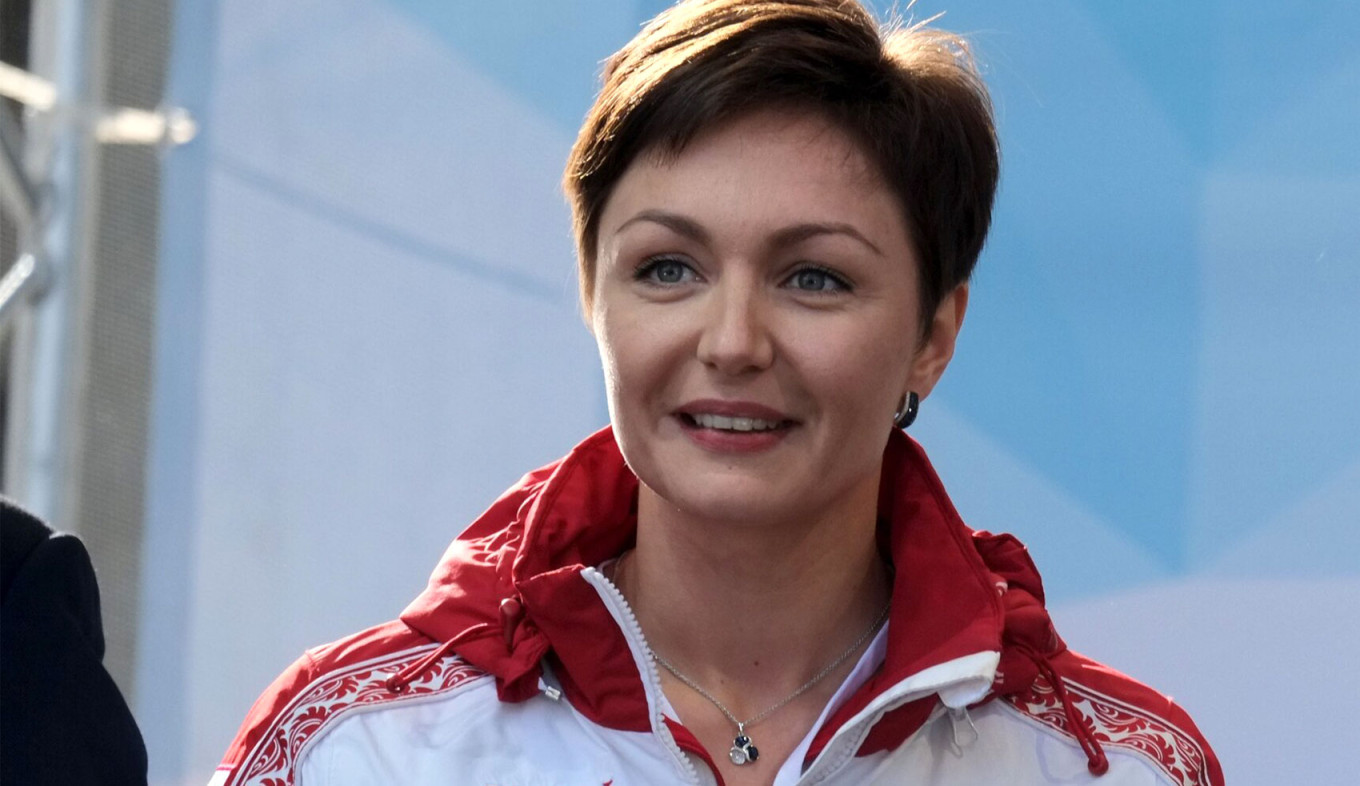 Olympian Anastasia Davydova Moskva news agency