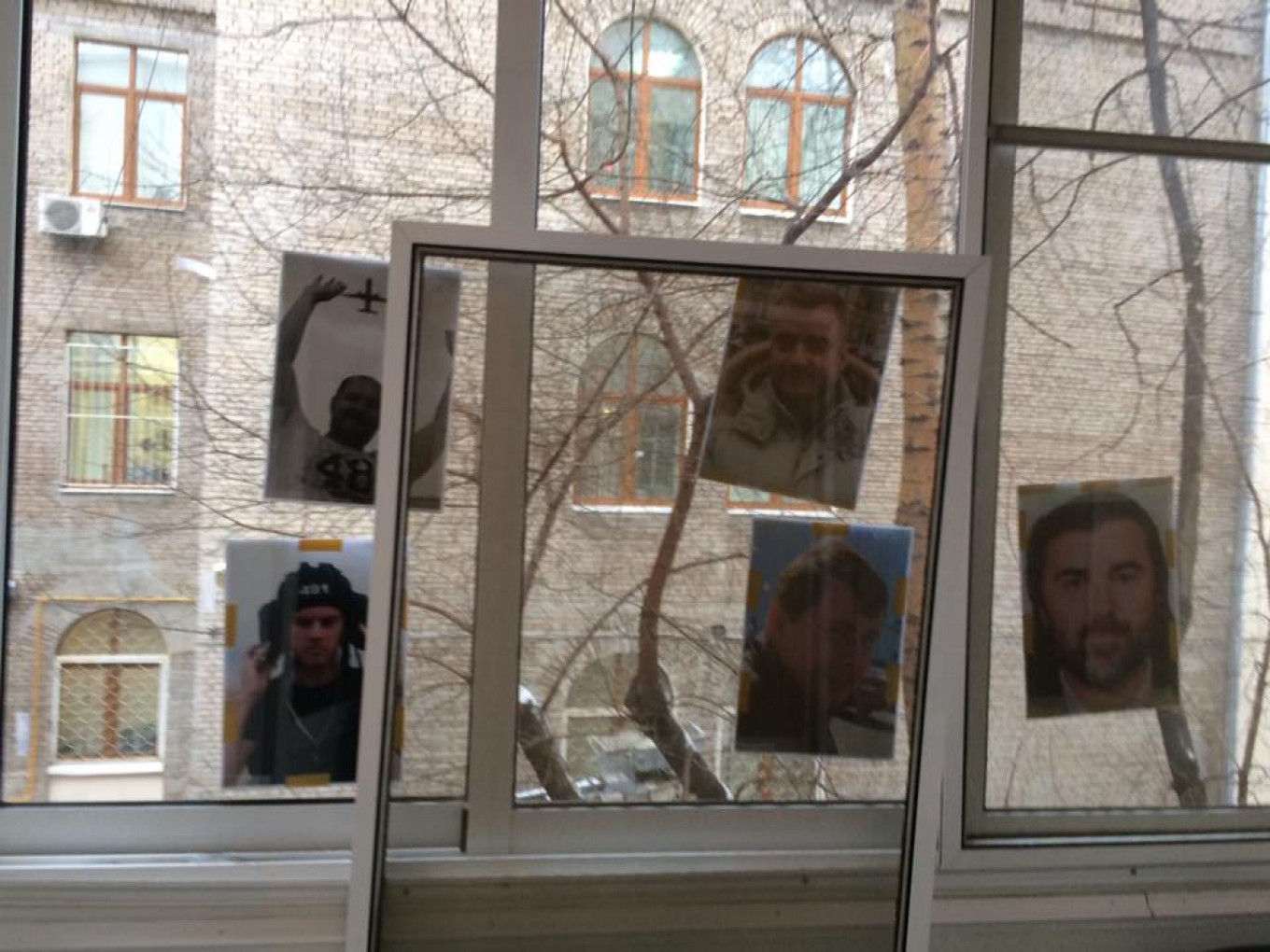 
					Photos allegedly left by an intruder on Rynska's balcony in Moscow.					 					Bozhena Rynska / Facebook				