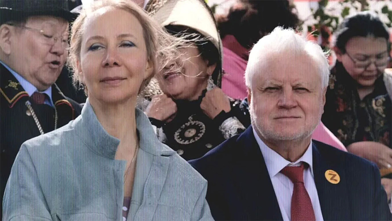 
					Sergei Mironov and his wife Inna Varlamova.					 					A Just Russia				