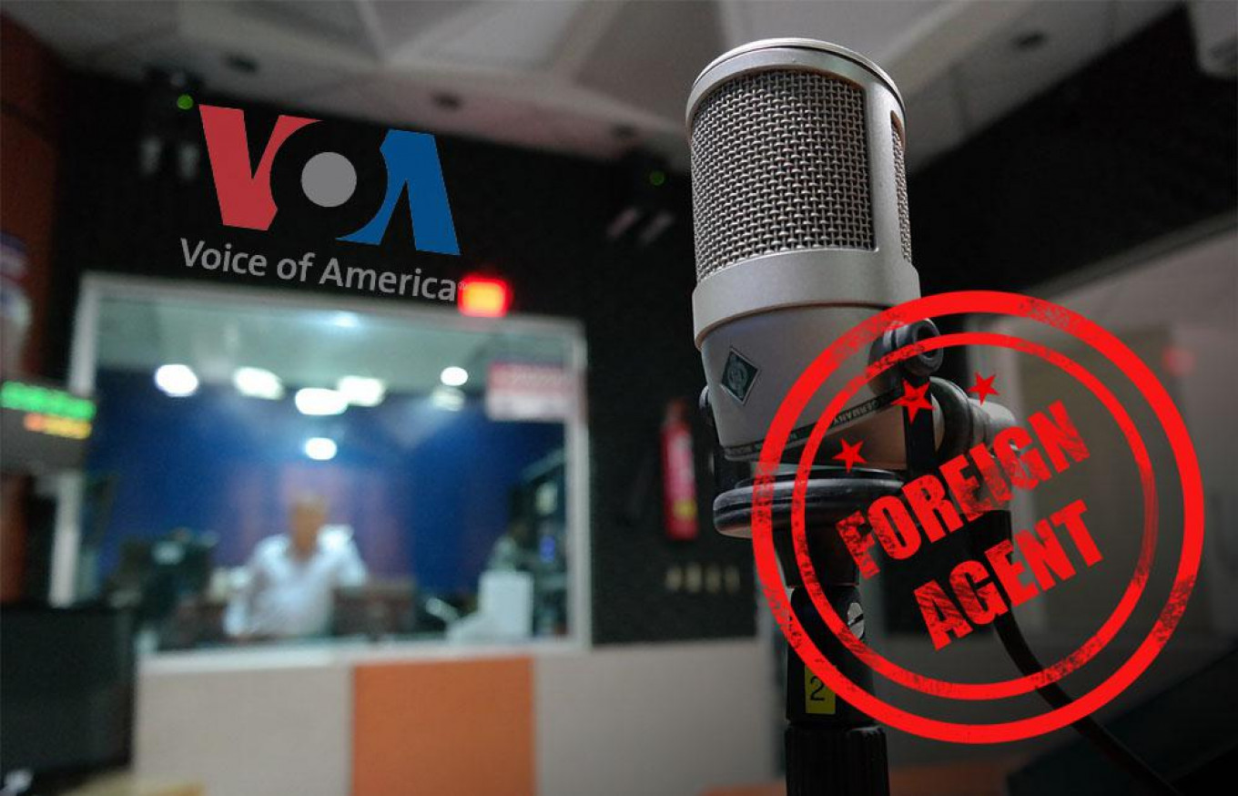 Voice of America, Radio Liberty Respond to New 'Foreign Agent' Status