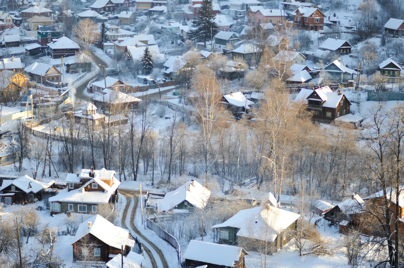 
					Cozy newly built dachas dot the landscape.					 					Courtesy of Villa Plyos				