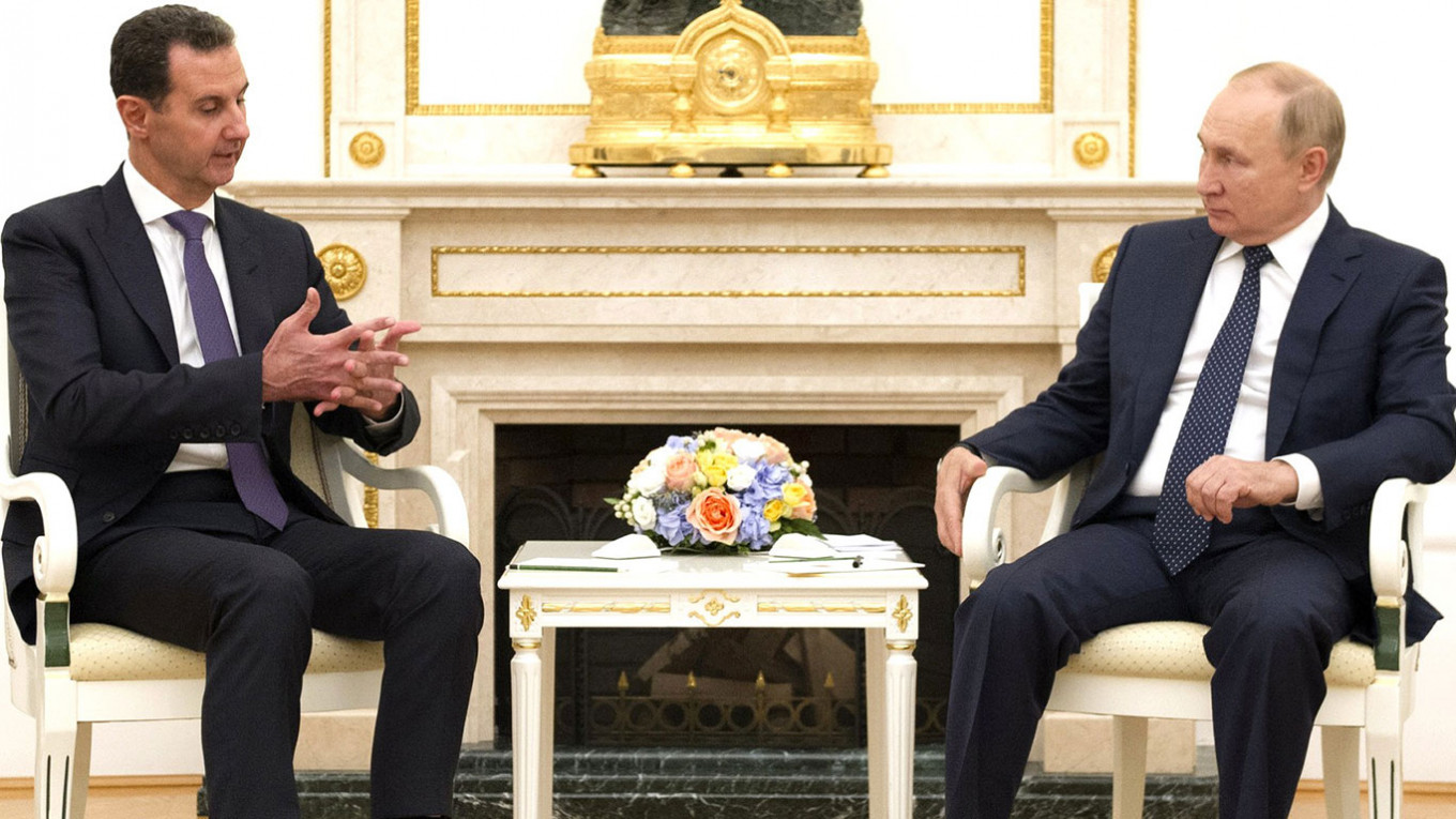Syria’s Assad Meets Putin in Unannounced Russia Visit – The Moscow Times