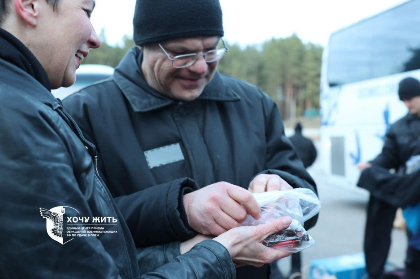 
					Viktar Babaryka following his release.					 					viasna96 / Telegram				