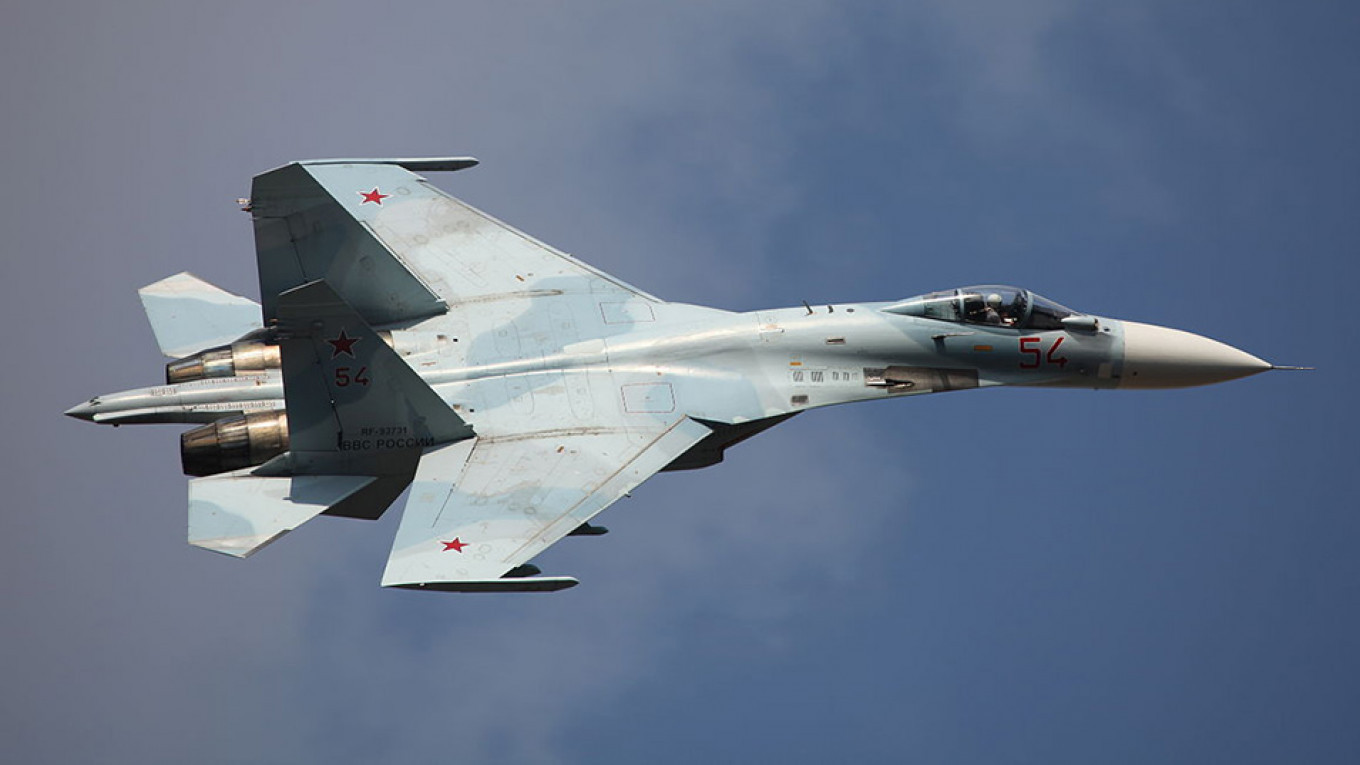 Russian Fighter Jet Crashes Near Crimea, Pilot Missing - The Moscow Times