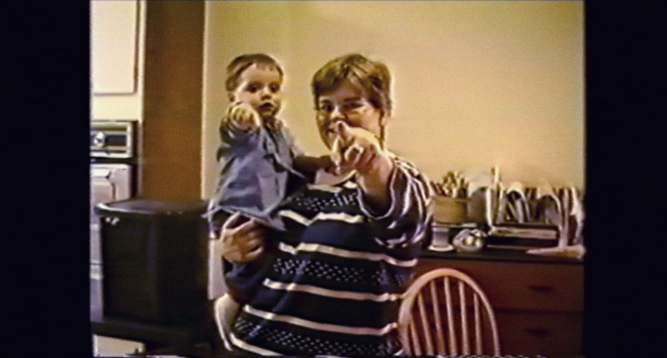 
					Maarten and Martine de Schutter in a home video.					 									
