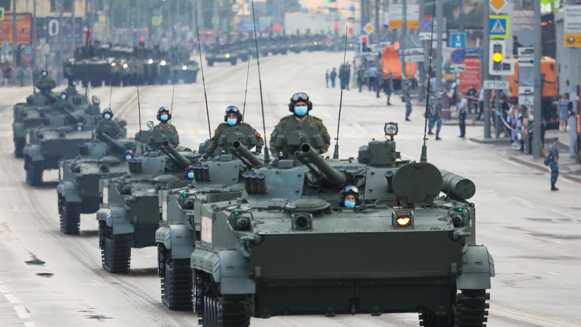 Tanks Roll Through Moscow for Victory Day Rehearsal - The Moscow Times