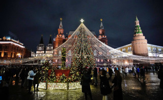 In Photos: Moscow Lights Up for the New Year - The Moscow Times - Vimarsana News
