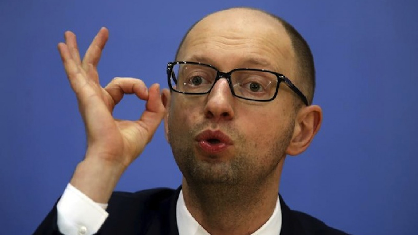 Yatsenyuk's Resignation to Be Presented to Parliament on Tuesday - The  Moscow Times