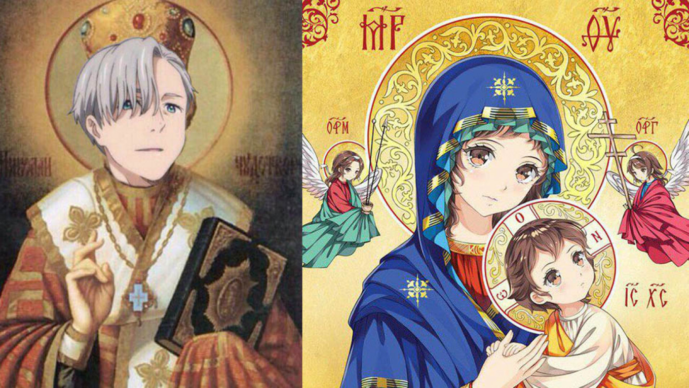 Anime-Style Religious Icons Cause Stir in Russian Region - The