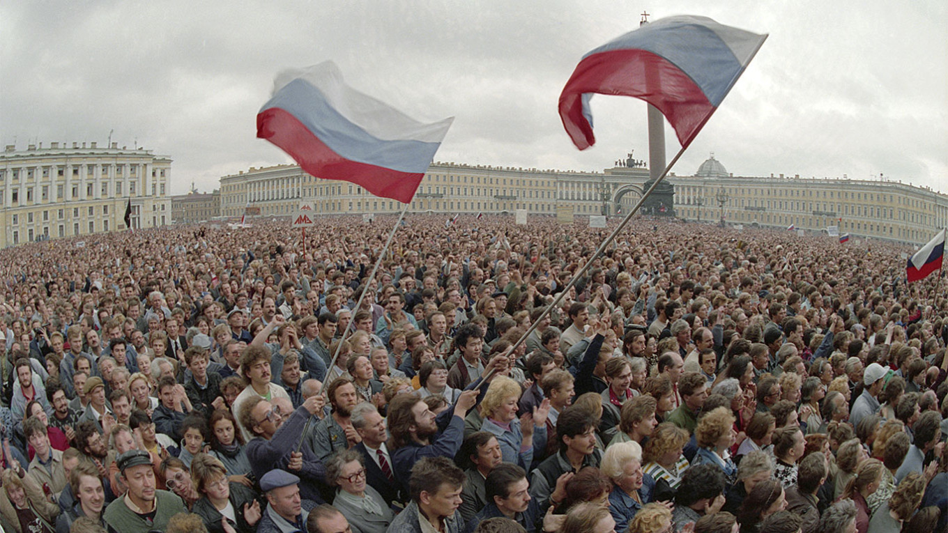 Pro-Russian flag of Chechnya (Russia, 1990s)