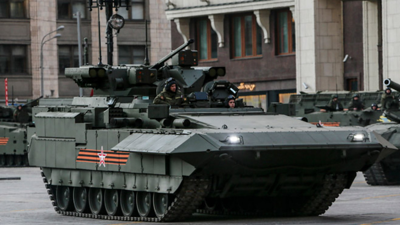 Russia's Armata Tank to Be Caked in High-Tech Explosive Armor – Report -  The Moscow Times