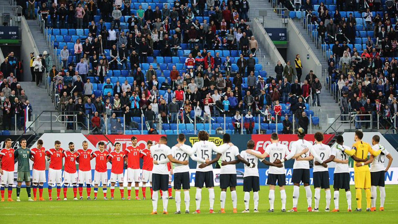 Russian Football Union Targets Fans Guilty of Racism at France Friendly