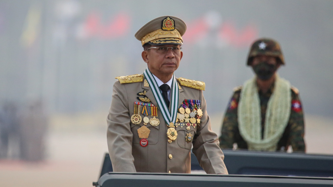 Myanmar Junta Leader Arrives in Moscow for Security Conference - The Moscow  Times