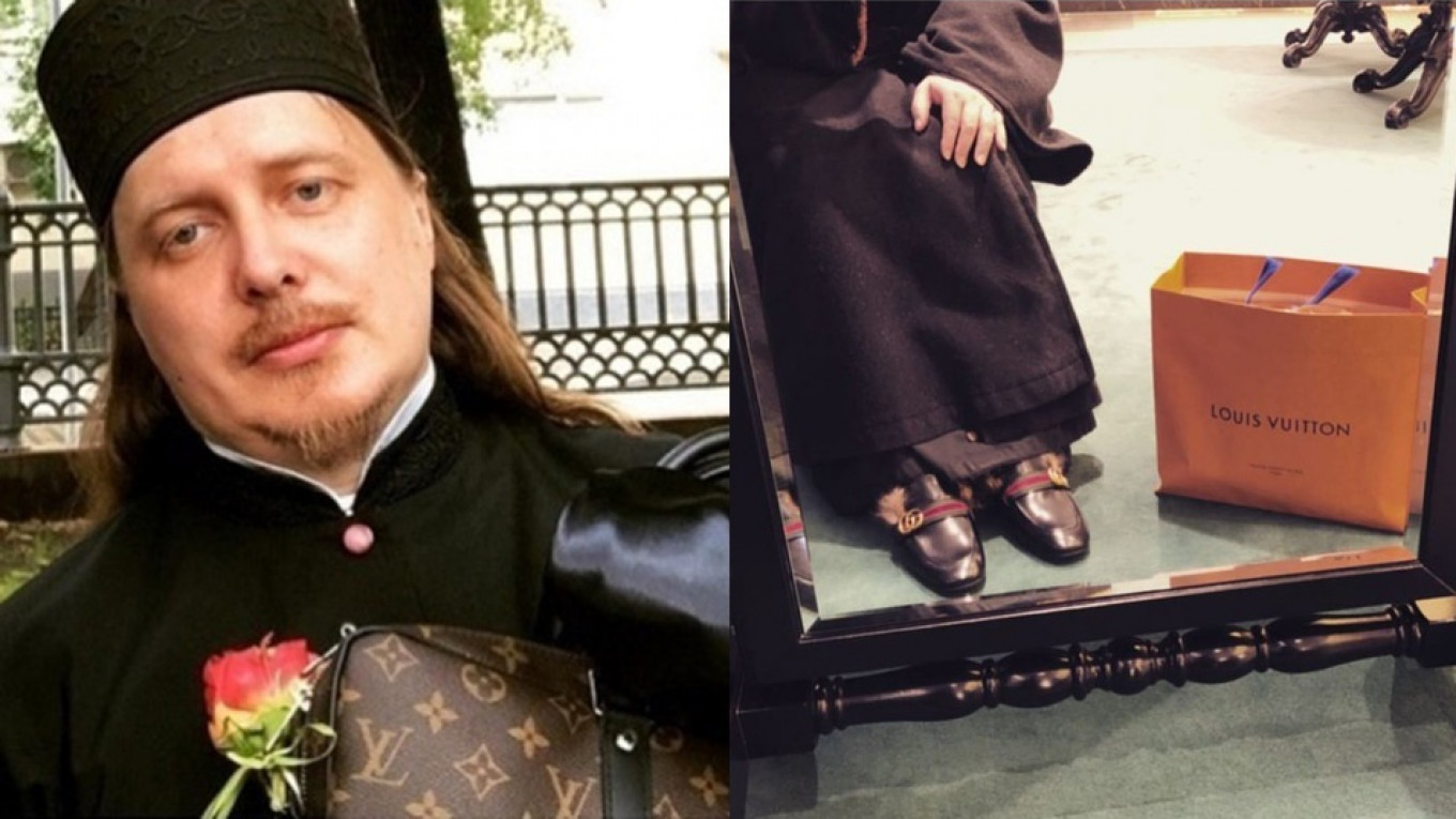 A Russian priest is in trouble for buying too much Gucci and LV