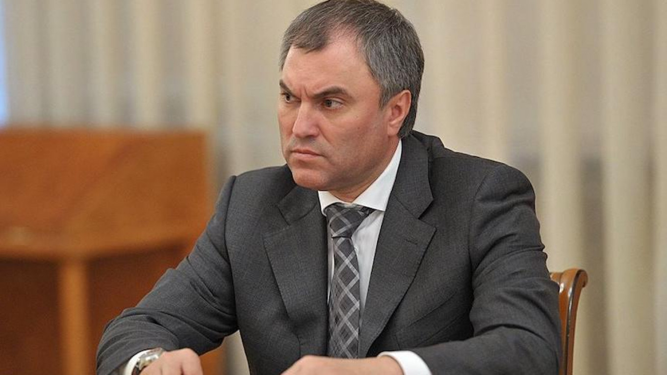 Duma Chairman Volodin Launches Disciplinary Campaign Against Slackers