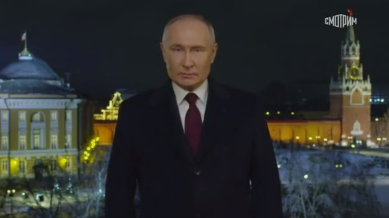 Putin Praises Army in Scaled-Back New Year's Eve Address - The Moscow Times