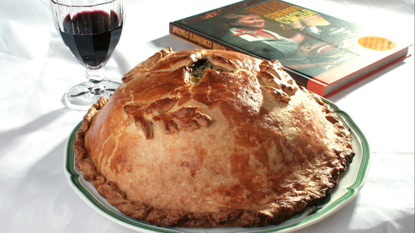 Kurnik, Russian Chicken Pot Pie