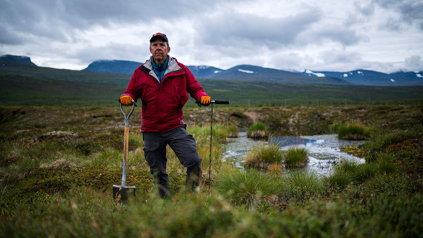 Keith Larson, head of the Abisko Scientific Research Station located above the Arctic Circle in northern Sweden.