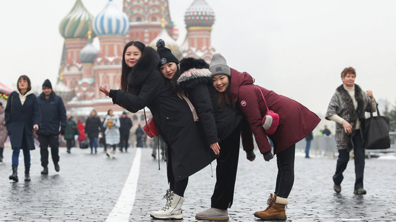 Russia 20 More Tourists in 2019 The Moscow Times