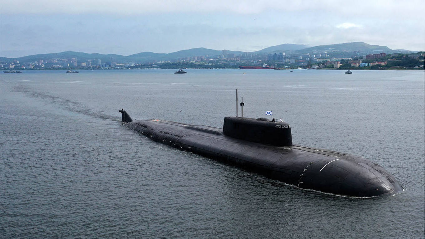 Russian Nuclear Sub Surfaces Off Alaska During War Games - The Moscow Times