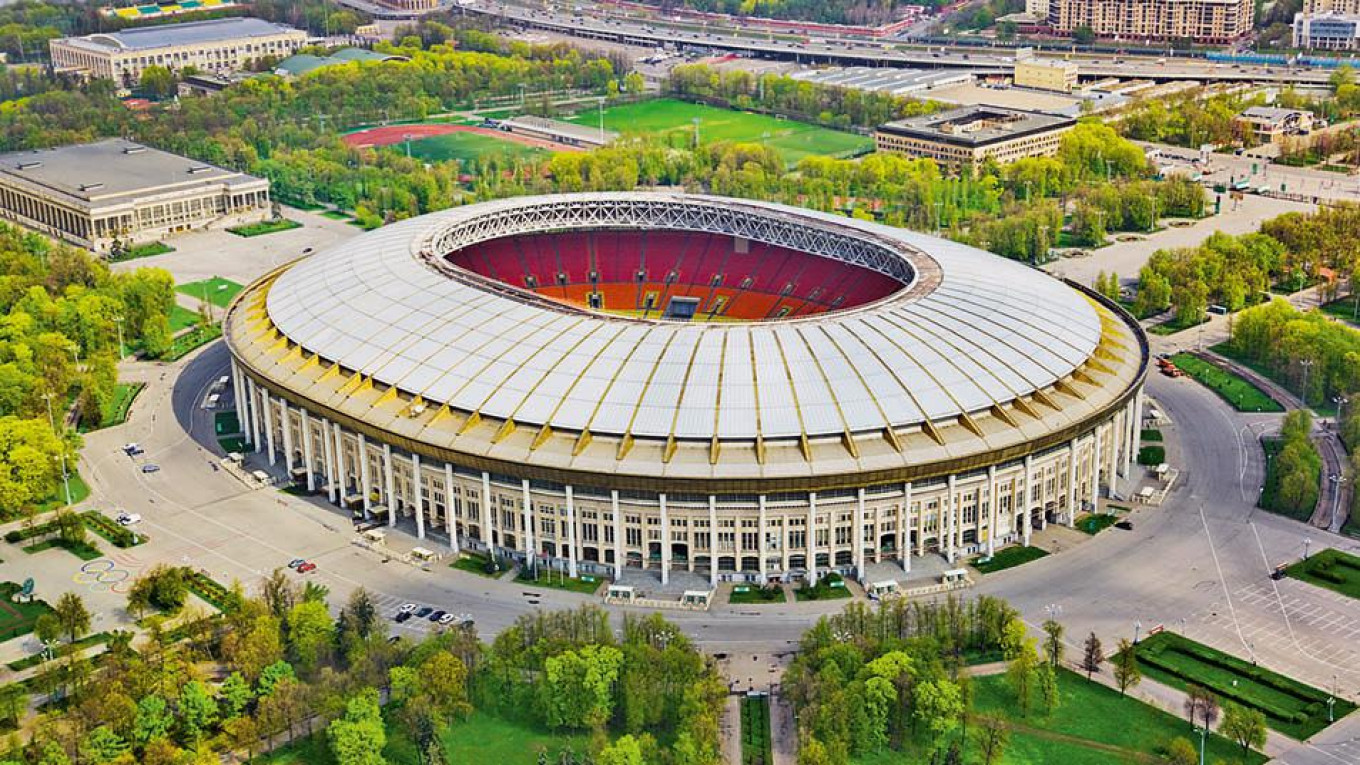 Newly-built home ground of Spartak Moscow