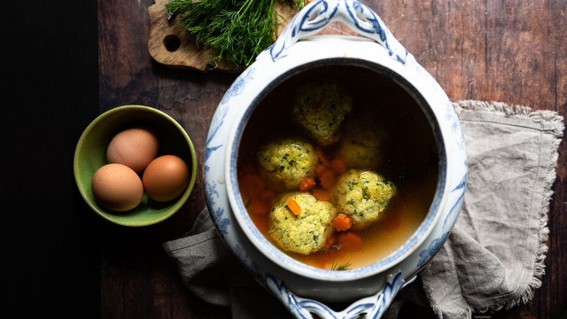 Carnegie Deli Matzo Ball Soup (and chicken stock!) Recipe