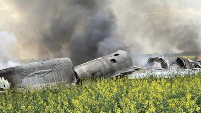 Russian Long-Range Strategic Bomber Crashes, Ukraine Claims Responsibility