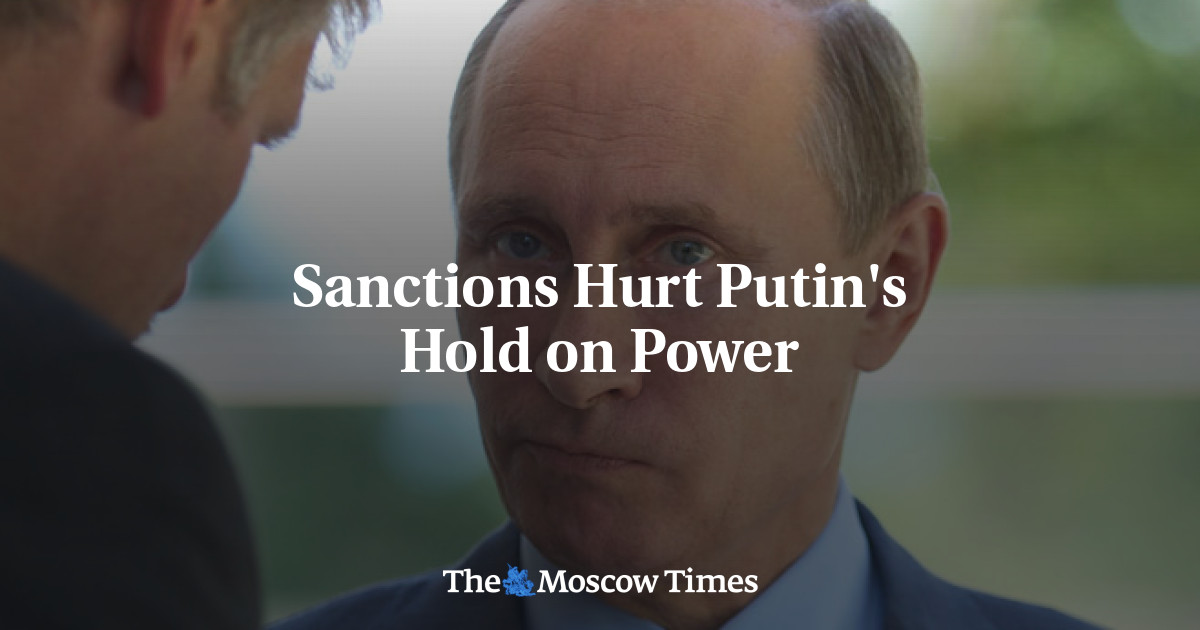 Sanksi telah merusak kekuasaan Putin