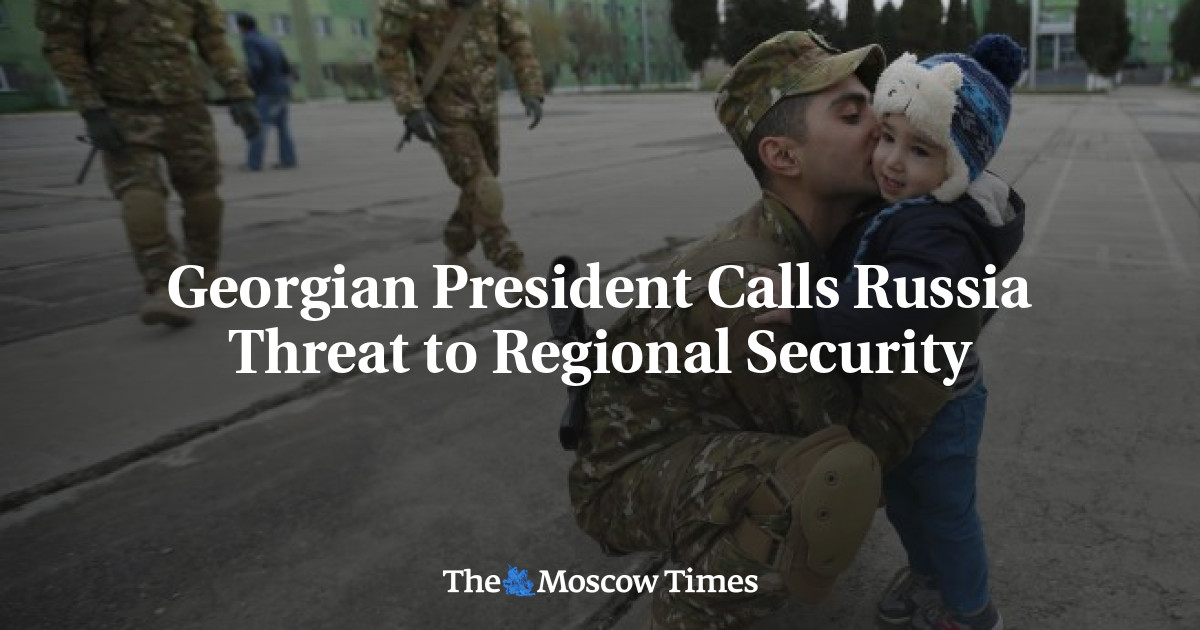 Presiden Georgia menyebut Rusia ancaman terhadap keamanan regional