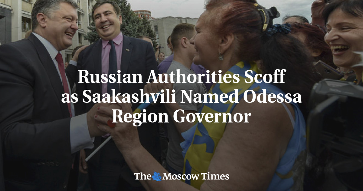 Otoritas Rusia mencemooh Saakashvili yang ditunjuk sebagai gubernur wilayah Odessa