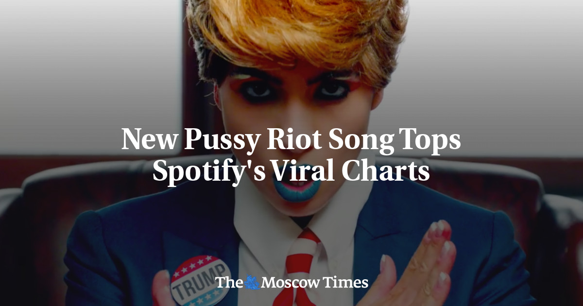 Lagu baru Pussy Riot menduduki puncak tangga lagu viral Spotify