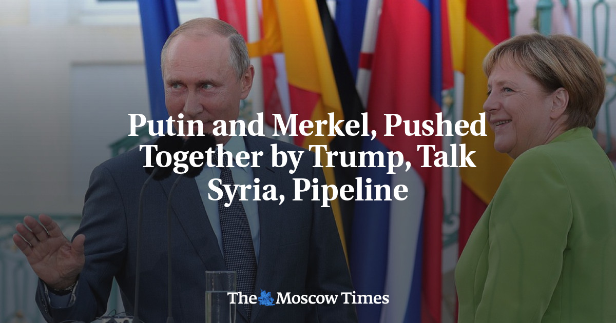 Putin dan Merkel, Didorong Bersama oleh Trump, Talk Syria, Pipeline