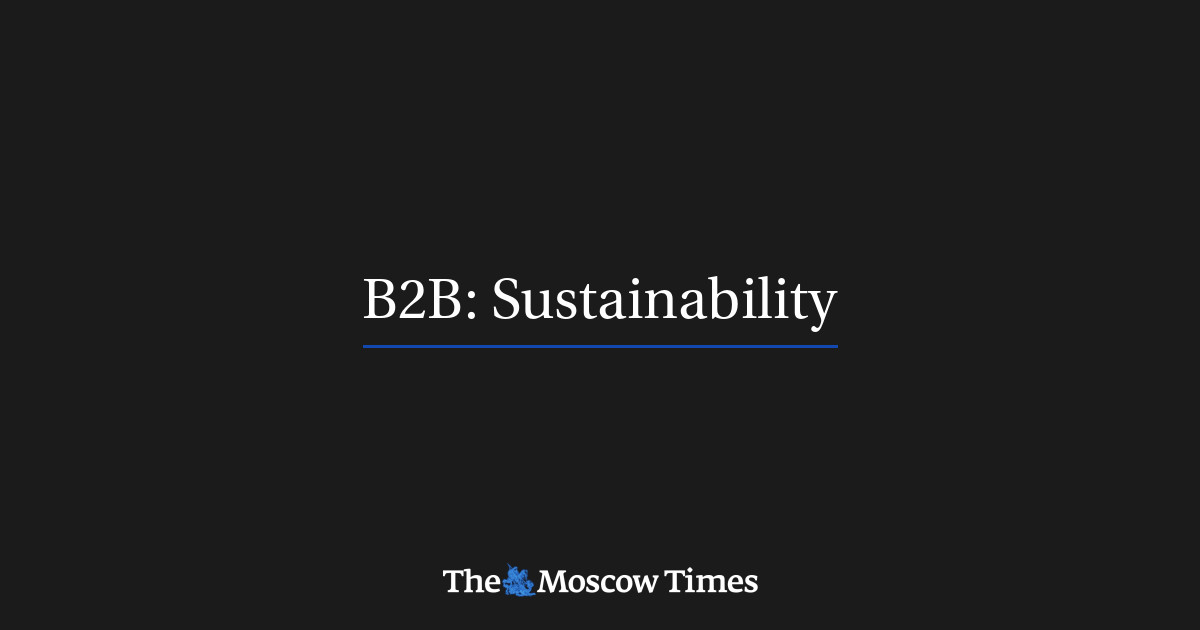 B2B: Sustainability