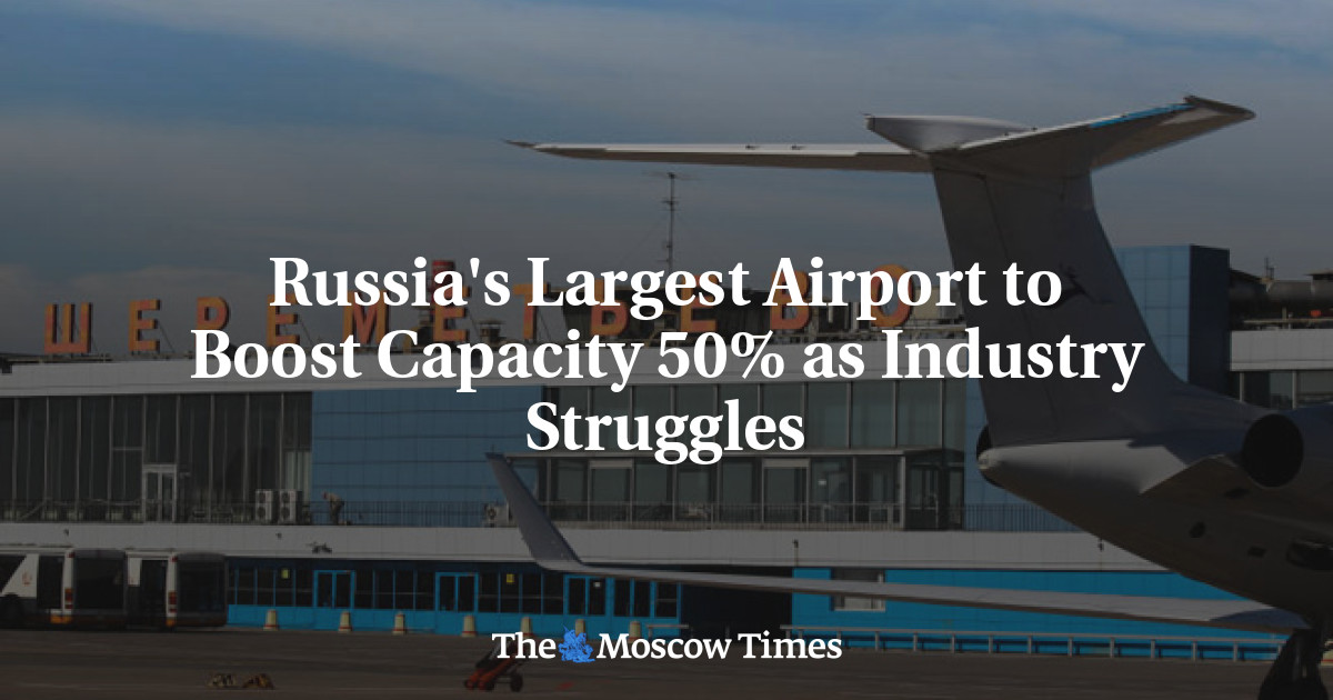 Russia's Largest Airport to Boost Capacity 50% as Industry Struggles