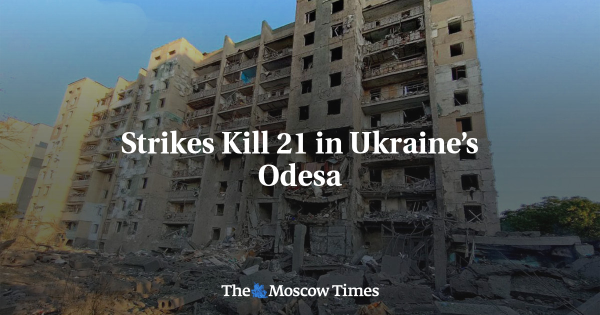 Serangan menewaskan 21 orang di Odessa, Ukraina