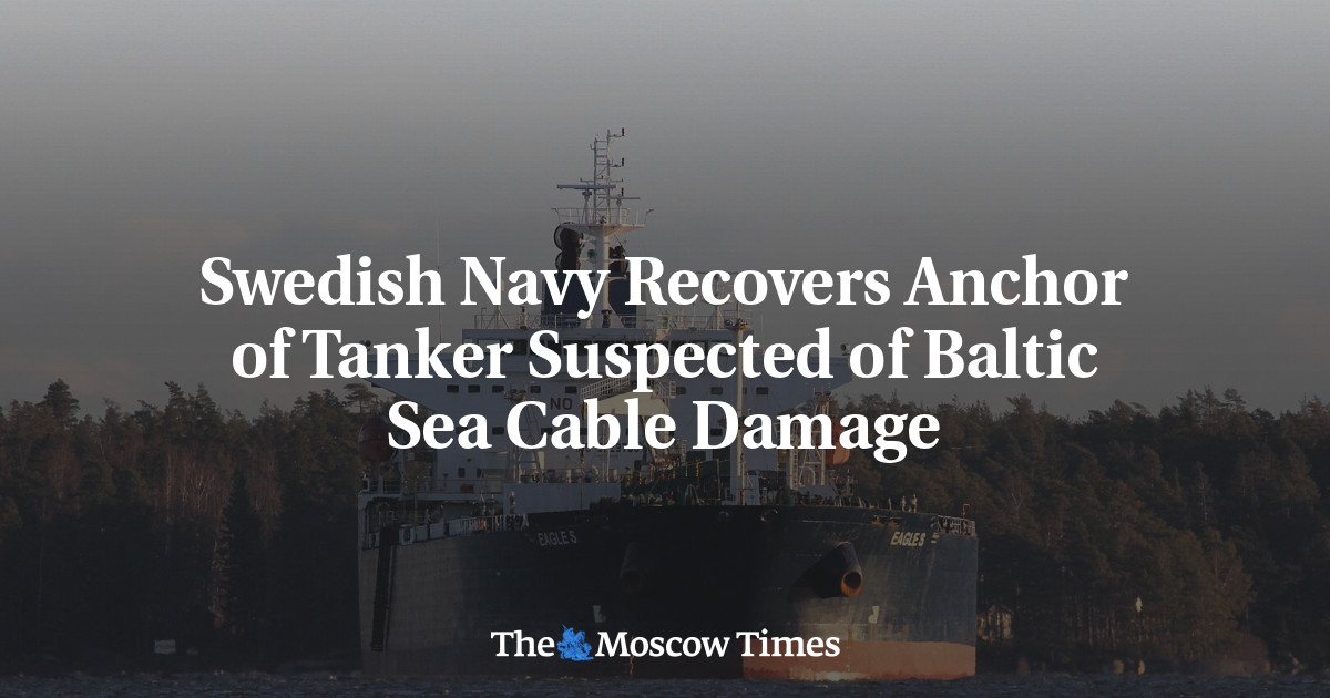 Swedish Army Recovers Anchor of Tanker Suspected of Baltic Sea Cable Harm – The Moscow Occasions