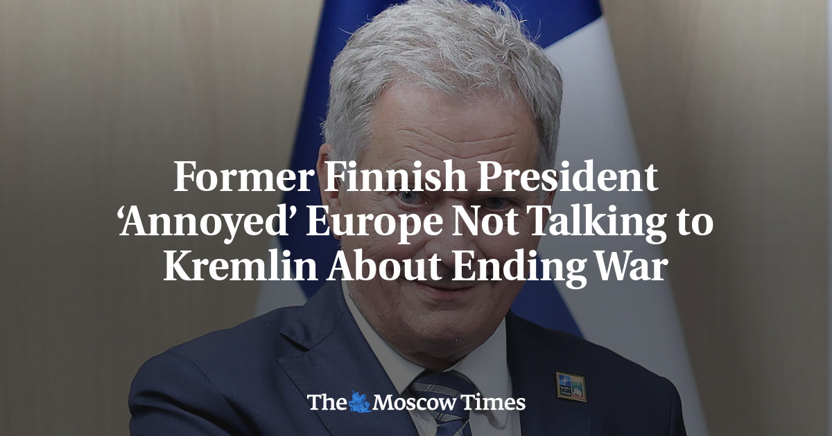 Former Finnish President ‘Annoyed’ Europe Not Talking to Kremlin About Ukraine War