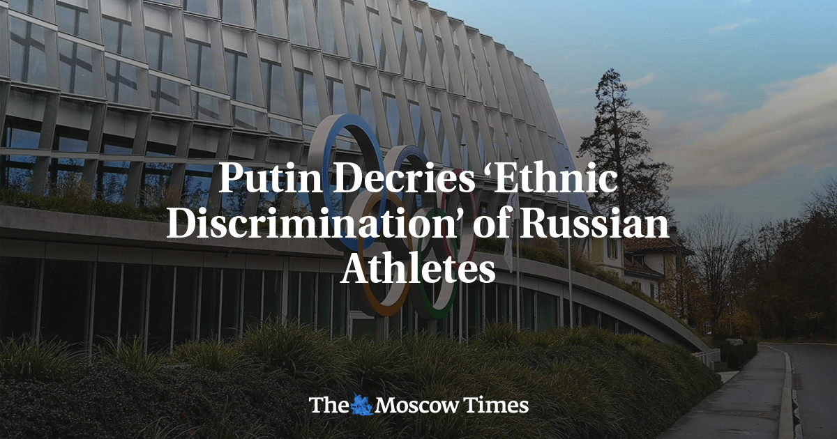 Путін засуджує “етнічну дискримінацію” російських спортсменів