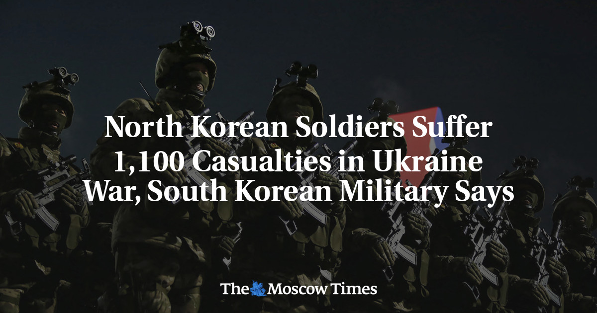 North Korean Soldiers Suffer 1,100 Casualties in Ukraine War, South Korean Military Says