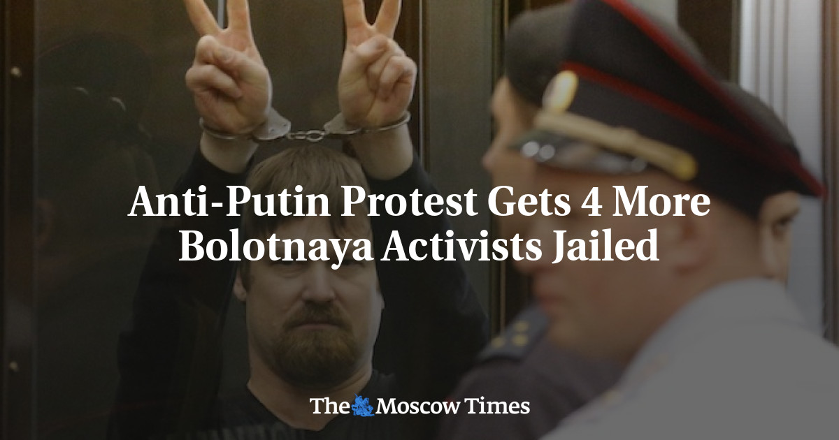 Protes Anti-Putin Penjarakan 4 Aktivis Bolotnaya Lagi