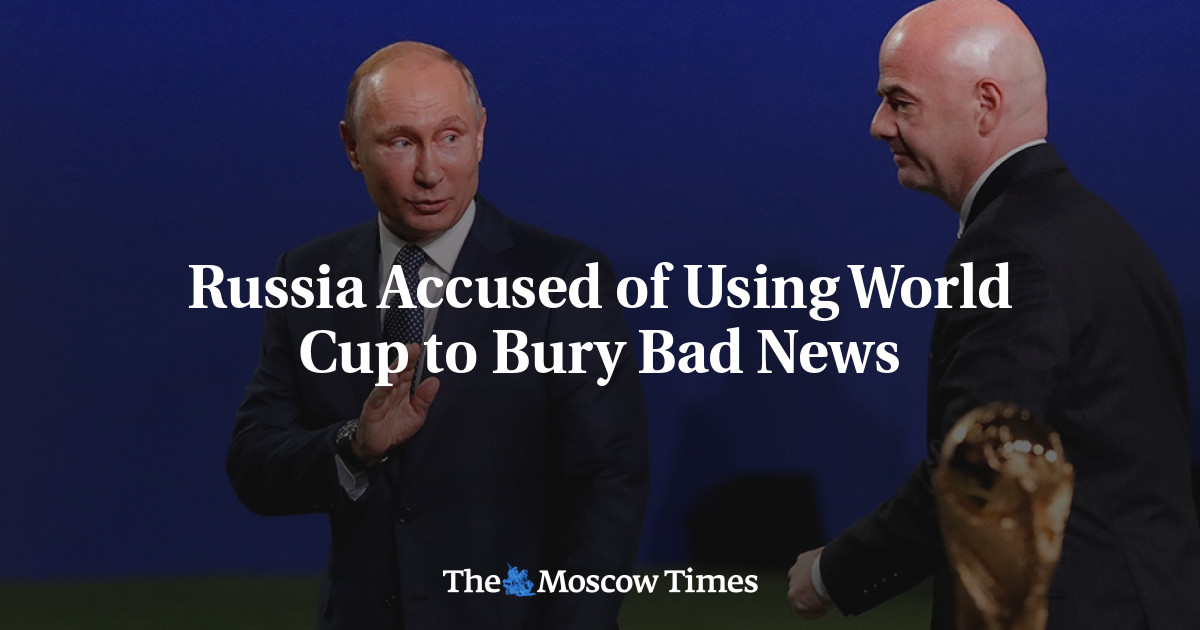 Rusia dituding memanfaatkan Piala Dunia untuk mengubur kabar buruk