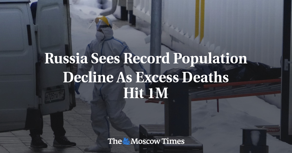 Rusia melihat rekor penurunan populasi karena kematian berlebih mencapai 1 juta