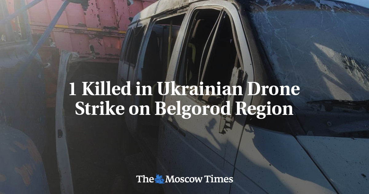 1 Killed in Ukrainian Drone Strike on Belgorod Region