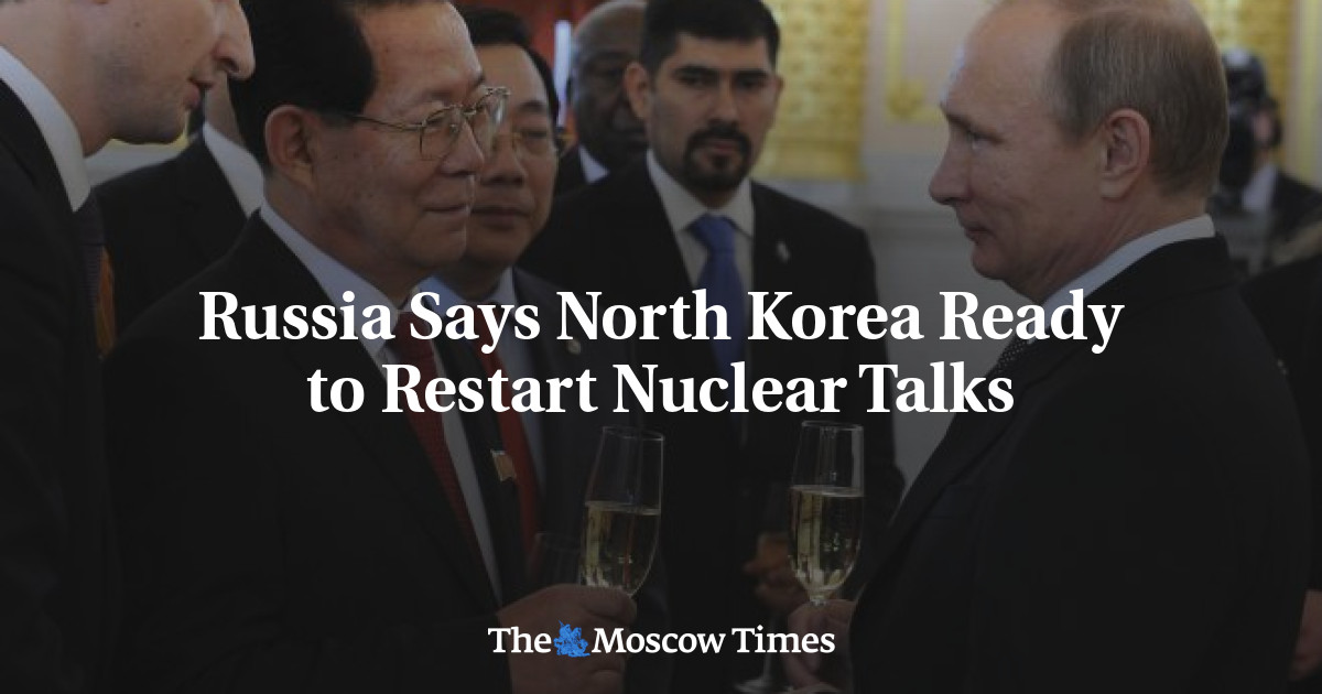 Russia Says North Korea Ready to Restart Nuclear Talks