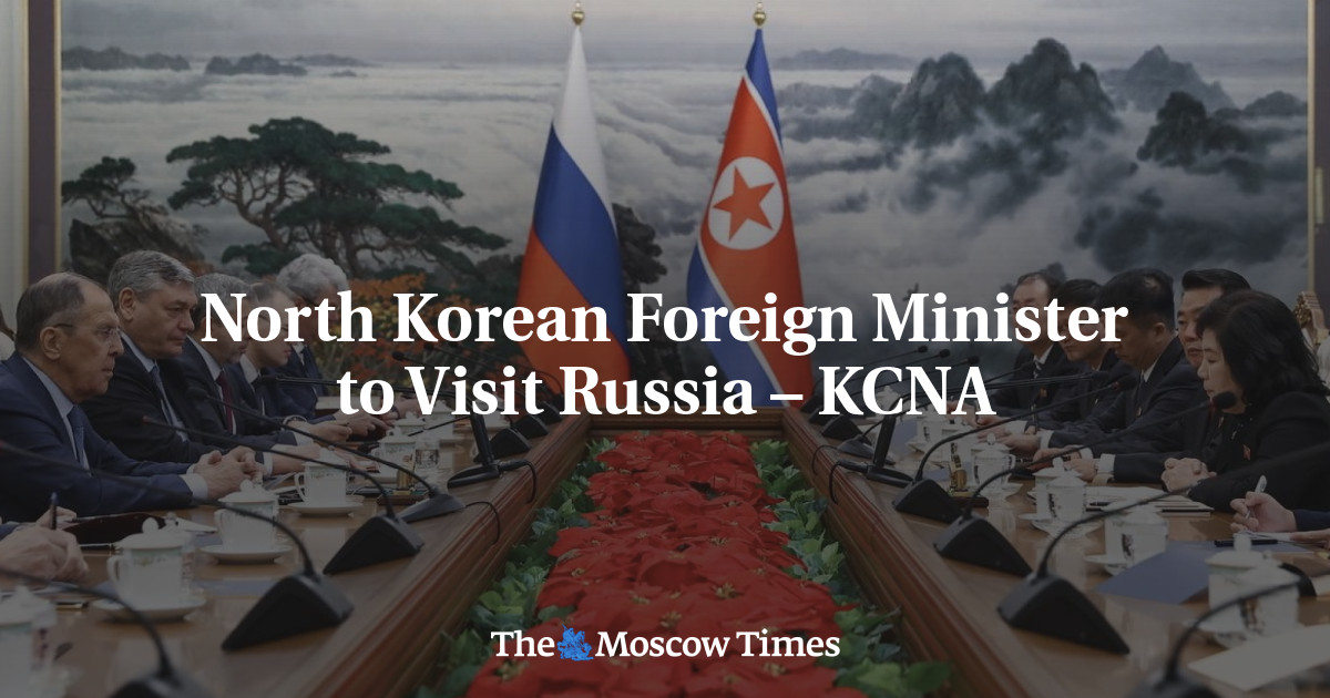 North Korean Foreign Minister To Visit Russia – KCNA - The Moscow Times