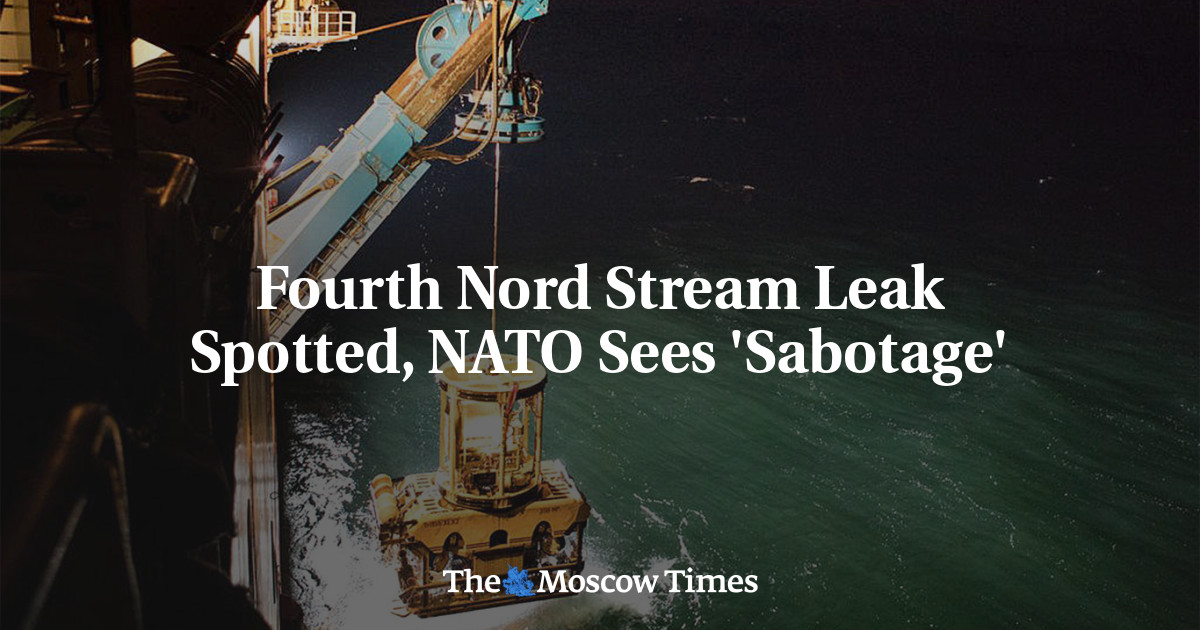Обнаружена четвертая утечка «Северного потока», НАТО видит «саботаж»