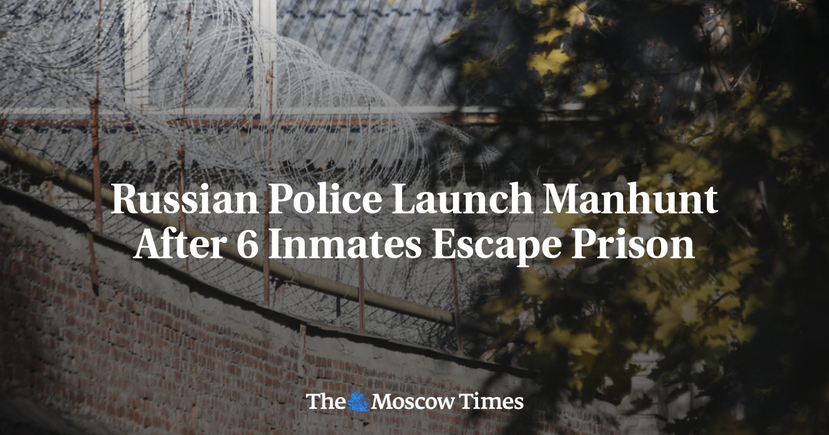 Russian Police Launch Manhunt After 6 Inmates Escape Prison